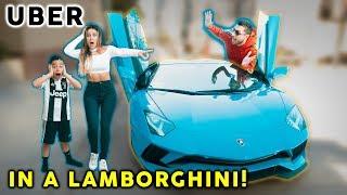 Picking Up Uber Riders In a LAMBORGHINI! **SO FUNNY** | The Royalty Family