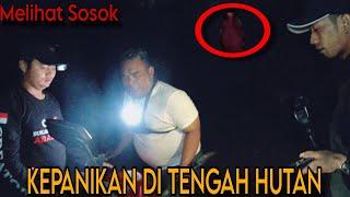 Asli nyatakepanikan di tengah hutan melihat sosok merah