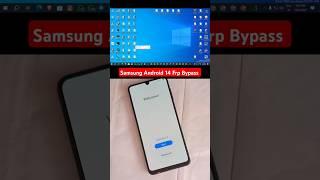 Samsung A22 Frp Bypass Android 14 Unlock  Unlock tool  #android14 #smartphone #frpbypass #shorts