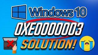 How to Fix Windows Update Error 0xE0000003 in Windows 10 [Tutorial] 2024