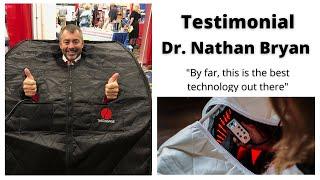 Dr. Nathan Bryan - Therasage Full-Spectrum Infrared Personal Sauna Testimonial