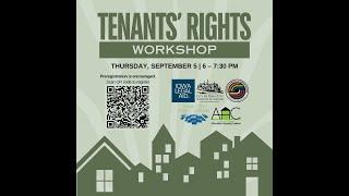 Tenants' Rights Workshop | Iowa City Public Library