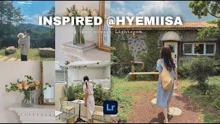 Cara Edit Foto ala Selebgram Inspired Hyemiisa | Tutorial Lightroom Mobile | Free Preset