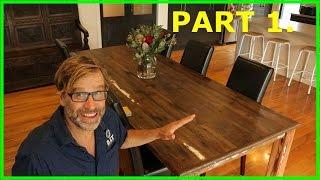 How to Build a Farmhouse Table. Part One!