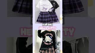 kuromi vs hello Kitty part 5.. pilih sesuai favorit kalian ️ #shorts #sanrio #kuromi #hellokitty