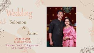 Wedding || Solomon & Annu