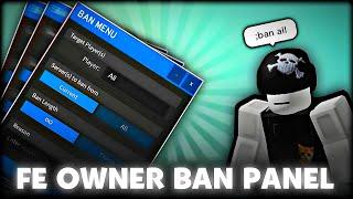 [ FE ] Owner Ban Panel GUI Script - Hawk Tuah Player Out The Server fr   | Roblox Scripts *2024*