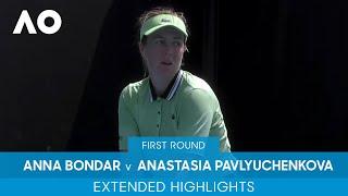 Anna Bondar v Anastasia Pavlyuchenkova Extended Highlights (1R) | Australian Open 2022