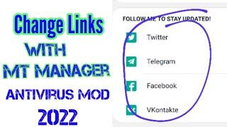 How To Change Links Of Mod Whatsapp in 2022 | Mt Manager | Full Explain