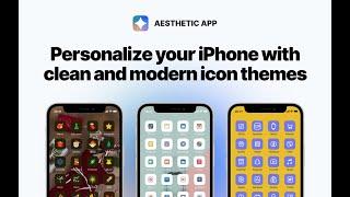 Aesthetic Icons App by Icons8: Personalize your iPhone with clean and modern icon themes for free