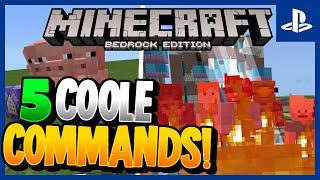 5 coole und lustige Minecraft Commands auf der PS4!  - Minecraft PS4 Bedrock Edition Tutorial