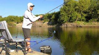 Great spot for fishing. Feeder on the Desna.