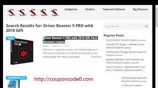 Driver Booster 5 PRO Coupon Code