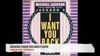 I want you back - The Jackson 5 - Bass Backing Track (NO BASS)