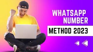 Whatsapp Numbers Creation | 2023