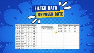 ‍️ How do you Filter Data between two dates in Excel | Hindi