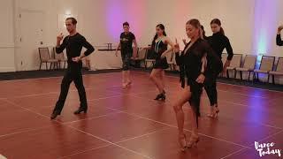 Yulia Zagoruychenko | How to dance latin rumba walks | Dance Class