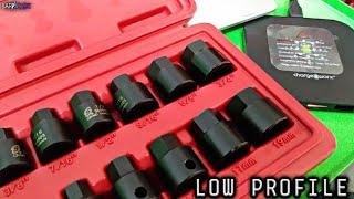 SUNEX 3646, 3/8 DRIVE LOW PROFILE IMPACT HEX DRIVER SET