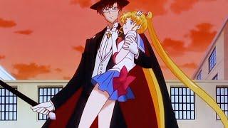 Tuxedo Mask Saves Sailor Moon