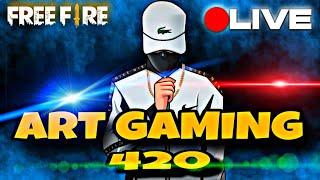 Free fire  art gaming 420 [ Live ] Random players  custom room  #freefire