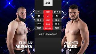 ACA 133: Эльхан Мусаев vs. Вагнер Прадо | Elkhan Musaev vs. Wagner Prado