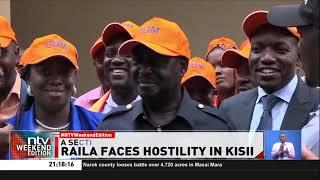 ODM party leader Raila Odinga receives a hostile welcome in Kisii