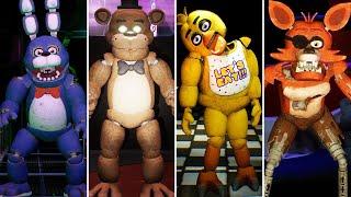 FNAF Security Breach - All Original Freddy, Bonnie, Chica & Foxy