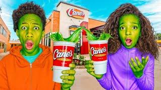 RAISING CANE'S LEPRECHAUN LEMONADE TURN SIBLINGS GREEN| Kota Cake