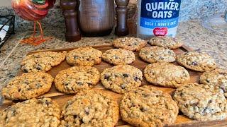 Soft & Chewy Honey Oatmeal Raisin Cookies