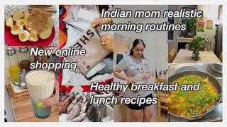 Indian Mom Realistic Morning Routine | healthy breakfast lunch recipes , new addition to our home