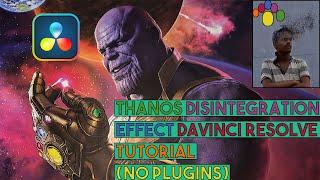 Thanos Disintegration Effect DaVinci Resolve Tutorial No Plugins
