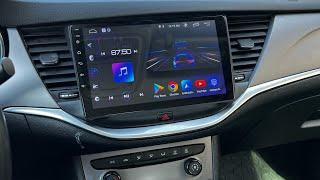 Install Android car radio for Opel astra K 2016, Apple CarPlay, android auto