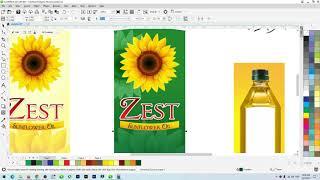 How to oil Label  Design in Coreldraw ||  #Graphic House | Coreldraw Tutorial