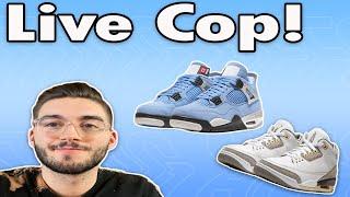 Live Cop : Jordan 4 'University Blue' & A Ma Maniere Jordan 3s! | *Ask If You Need Help*