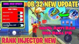 NEW FREE FIRE OB32 INJECTOR | FREE FIRE NEW INJECTOR AFTER UPDATE OB32 | BATTLE DROIDS GAMING