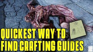 The Quickest Way to Find Crafting Guides | Miscreated Blue Prints