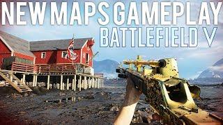 NEW Maps Gameplay Battlefield 5 - Lofoten + Provence, 3 new guns!