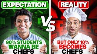 Hotel Management Expectations Vs Reality‍|Why 90% of Hotel Management student cannot become Chef?