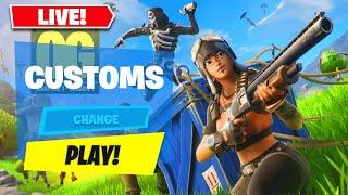  LIVE FORTNITE CHAPTER 6 CUSTOMS SCRIMS FASHION SHOW HIDE AND SEEK WITH VIEWERS EU