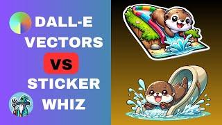 Dall-E Vector Stickers Vs Sticker Whiz | The Best AI Stickers Generator