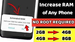 How to increase RAM of Any android phone without Root 2023