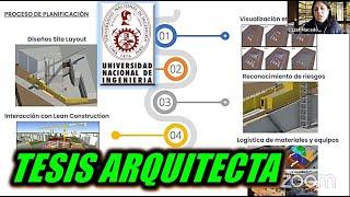 TESIS ARQUITECTA. UNIVERSIDAD NACIONAL DE INGENIERIA UNI. POSGRADO MAESTRO