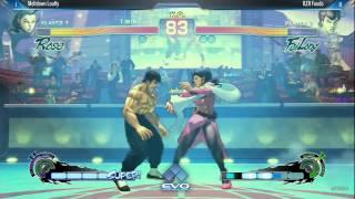 [EVO 2014 USFIV Losers Final] Meltdown Louffy (Rose) vs RZR Fuudo (Fei Long)