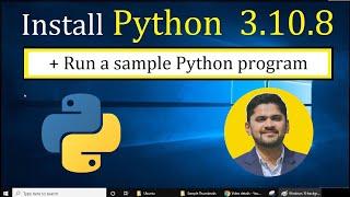How to install Python 3.10.8 on Windows 10