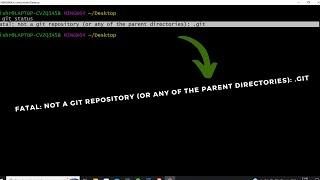 How to solved fatal: not a git repository (or any of the parent directories): .git Github || Solved