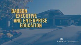 Babson Executive and Enterprise Education