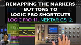 MARKER Buttons shortcut assignment For NEKTAR CS12:Logic Pro11.01