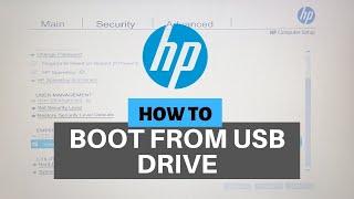 How to Boot HP Laptop from USB Drive on Windows 10