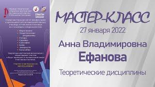 27.01.22 Мастер-классы. Ефанова А.В., теоретические дисциплины. Мастерская муз школы РАМ им Гнесиных