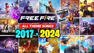 FREE FIRE ALL THEME SONGS || FREE FIRE ALL LOBBY SONG || FREE FIRE ALL THEME SONGS 2017 TO 2024